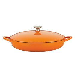 Mario Batali by Dansk Classic Persimmon 4-quart Cast Iron Braiser