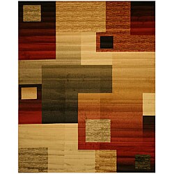Modern Boxes Rug (3'11 x 5'3)