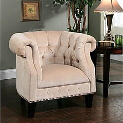 Abbyson Living Cabo Fabric Nailhead Trim Armchair