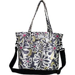 Amy Michelle New Orleans Charcoal Floral Diaper Bag