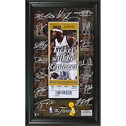 Miami Heat 2012 NBA Finals Signature Ticket