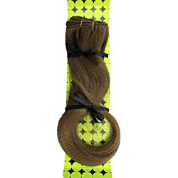 Donna Bella #10/12 (Medium Ash with Highlights) 16-inch Synthetic Full Head Hair Extensions