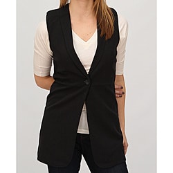 Black Sleeveless Jacket