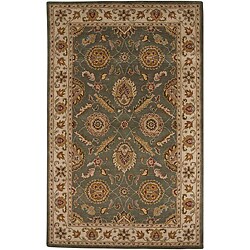 Hand-tufted TRC-166M Green Wool Rug (8' Round)