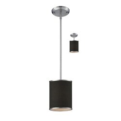 Cameo 1-light Brushed Nickel Pendant