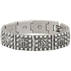 Sabona Antique Horsehead Crosses Magnetic Bracelet