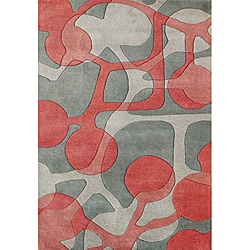 Metro Hand Made Grey Tufted 100% New Zealand Wool Area Rug (9' x 12')