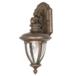 Galeon Arm Down 1-light Platinum Gold Wall Sconce