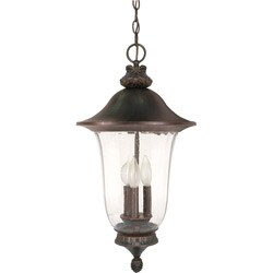 Nuvo Lighting Parisian 3 Light Old Penny Bronze Hanging Lantern