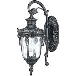Dunmore Arm Down 1-light Greystone Wall Sconce