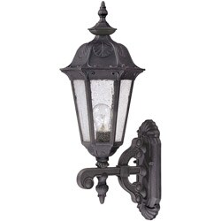 Cortland Arm Up 1-light Satin Iron Ore Wall Sconce