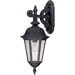 Cortland Arm Down 1-light Satin Iron Ore Wall Sconce