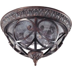 Aston 2-light Dark Plum Bronze Flush Mount