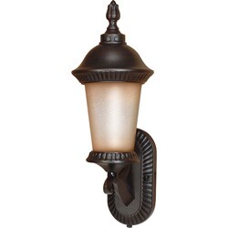 Clarion Arm Up 1-light Chestnut Bronze Wall Sconce