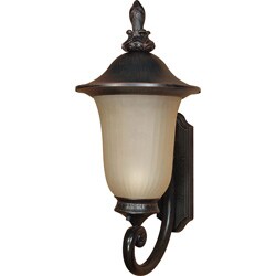 Parisian Arm Up 1-light Old Penny Bronze Wall Sconce