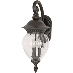 Balun 3-light Chestnut Bronze Arm Down Wall Sconce