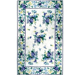 Florentina Lavender Wool Rug (5'6 x 8'6)