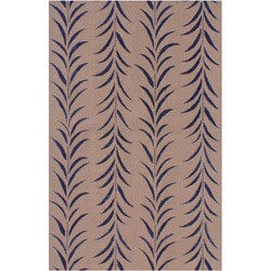Liana Tan Wool Rug (5'6 x 8'6)