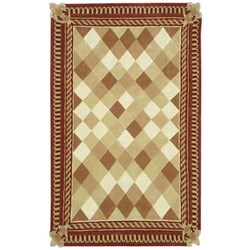 Diamond Fleur Wool Rug (5.3' x 8.3')
