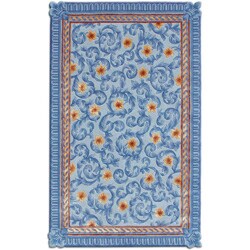 Scroll Fleur Wool Rug (5.3' x 8.3')