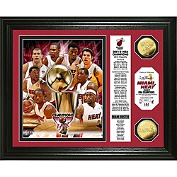 2012 NBA Champions 'Banner' Gold Coin Photo Mint
