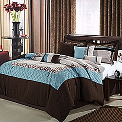 Mustang Brown 8-piece Comforter Set