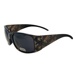 Women's Black Topaz Paisley Fashion Sunglasses