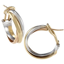Cartier 18-karat Gold Trinity Earrings