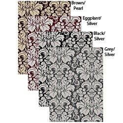 Brilliance Damask Area Rug (24" x 48")