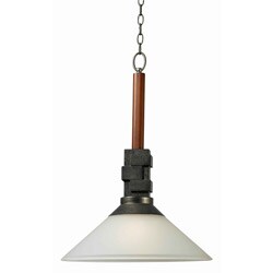 Kenroy Latch 24-inch Faux Cherry Wood Pendant