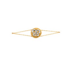 Jessica Simpson 10k Gold Diamond Accent Butterfly Bracelet