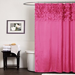 Lush Decor Lillian Pink Shower Curtain