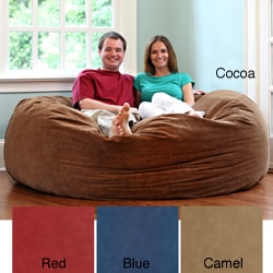 6-Foot Comfort Cloud Foam Bean Bag