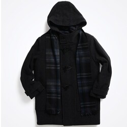 Rothschild Boy's (8-14) Wool Duffle Coat