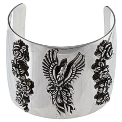 Ed Hardy Stainless Steel Phoenix Wrist Cuff