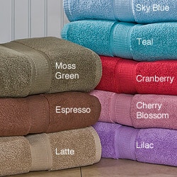 Calcot Supima Cotton Zero Twist 6-piece Bath Towel Set