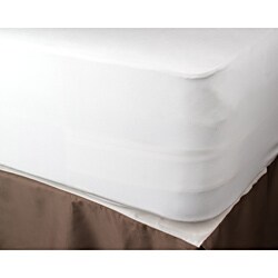 Dream Decor Organic Cotton Waterproof Plain Top Twin XL-size Mattress Pad