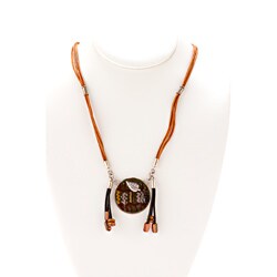 Seminario Ceramic and Silver Necklace (Peru)