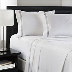 Roxbury Park Baratto Platinum Stripe Sheet Set