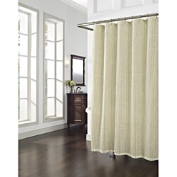 Cane Natural Crochet Shower Curtain