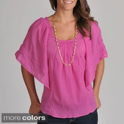 Chelsea & Theodore Women's Cotton Voile Top