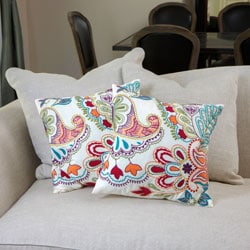 Christopher Knight Home Embroidered Paillette Pillows (Set of 2)