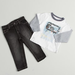 Kenneth Cole Boy's White/ Grey 2-piece Set FINAL SALE