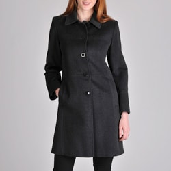 Larry Levine Women's Cashmere Wool Coat