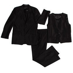 Rockstar Boys' 3-piece Black Suit