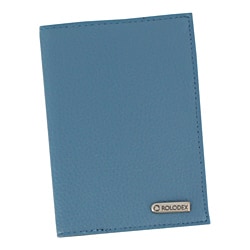 Rolodex Low Profile Blue Passport Folio/Wallet Holder