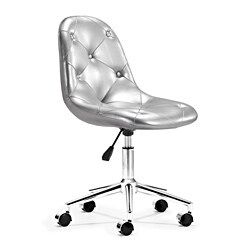 Zuo Life Silver Adjustable Office Chair