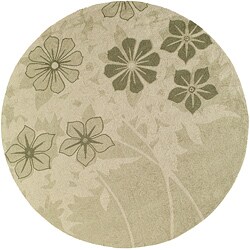 Indoor/ Outdoor South Beach Green Spring Rug (9'0 x 9'0)