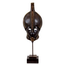 Urban Trend Resin Mask Sculpture