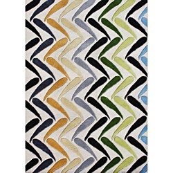 Handmade Alliyah Ivory Wool Rug (4' x 6')